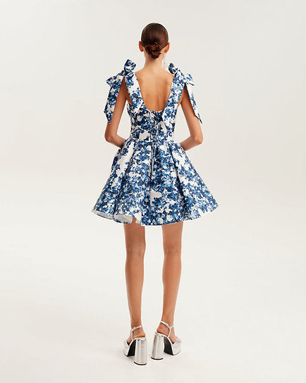 Anatole — Vestido mini corset con lazos
