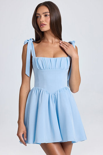 Ashley — Vestido mini corset con lazos