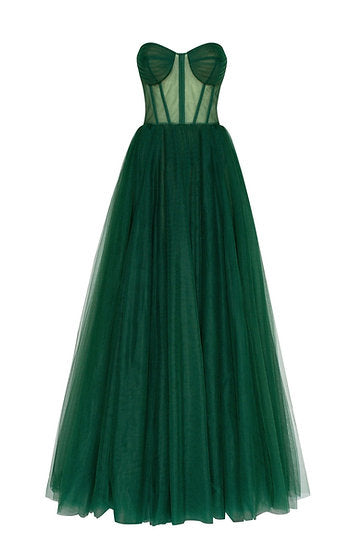Beatrice — Vestido maxi corset