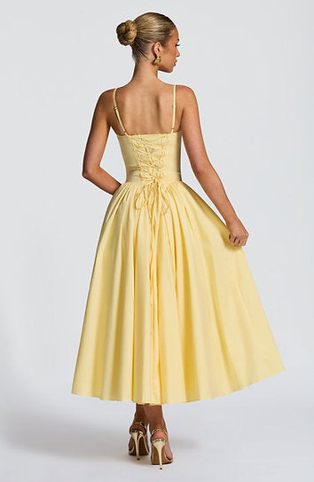 Caroline — Vestido midi corset