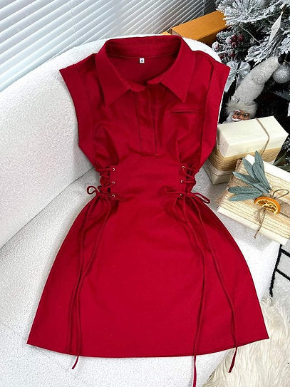 Cassandra — Vestido mini tipo camisón