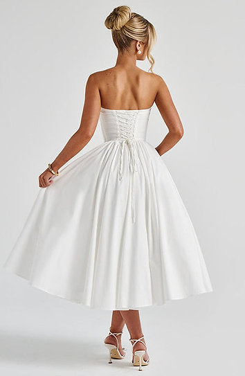 Daisy — Vestido midi corset