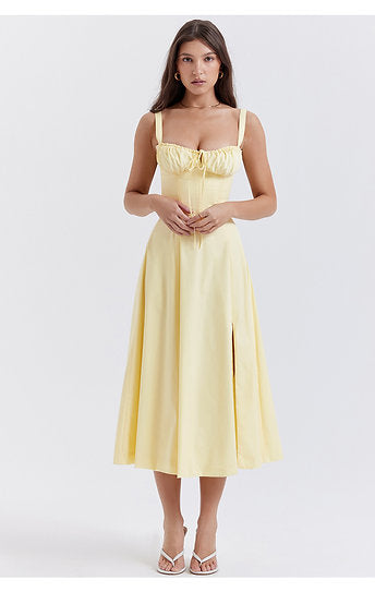 Elena — Vestido corset midi