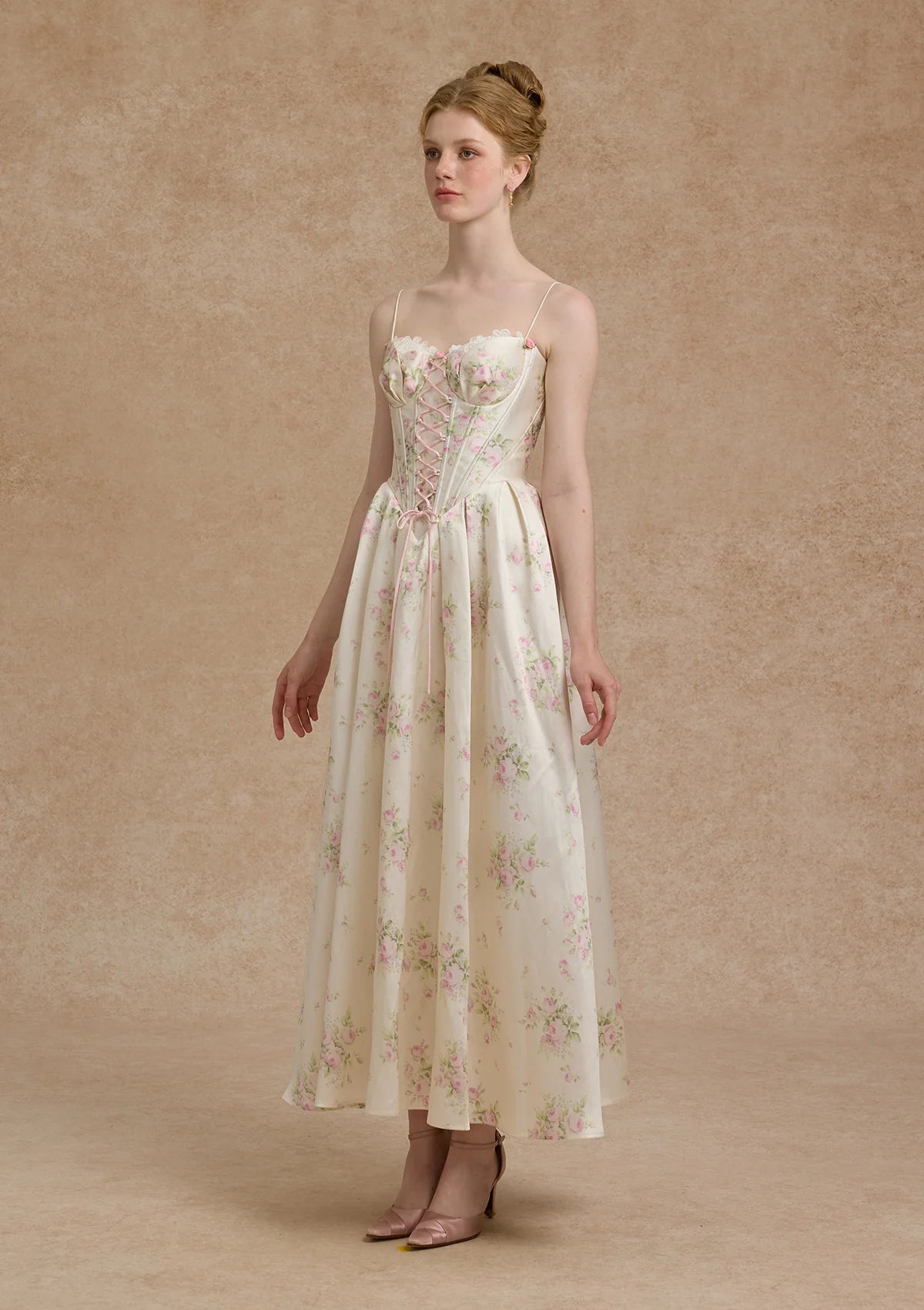 Elvira — Vestido maxi corset