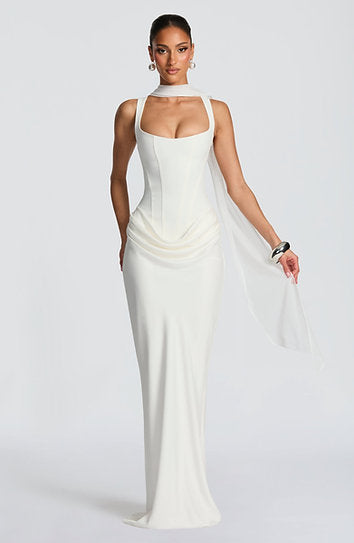 Gwen — Vestido maxi corset