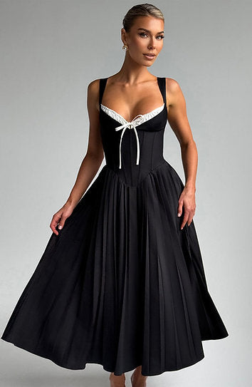 Hilary — Vestido midi corset