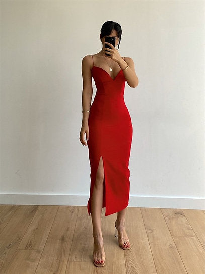 Isadora — Vestido con abertura