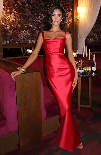 Lylian — Vestido maxi corset