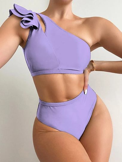 Marissa — Bikini medio lado con volantes