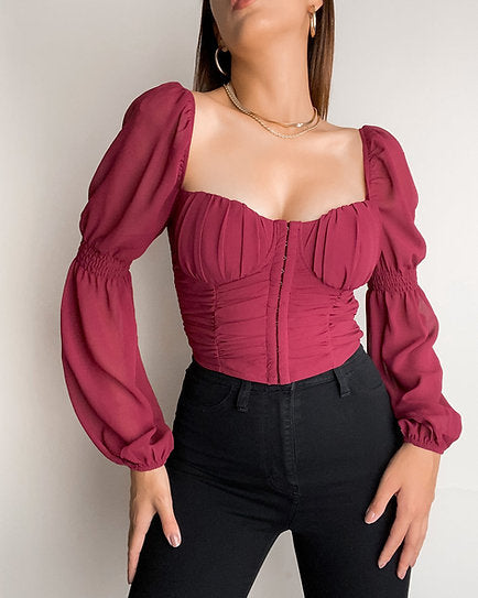 Nora — Blusa encauchada