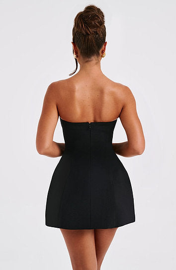 Odile — Vestido mini falda ancha