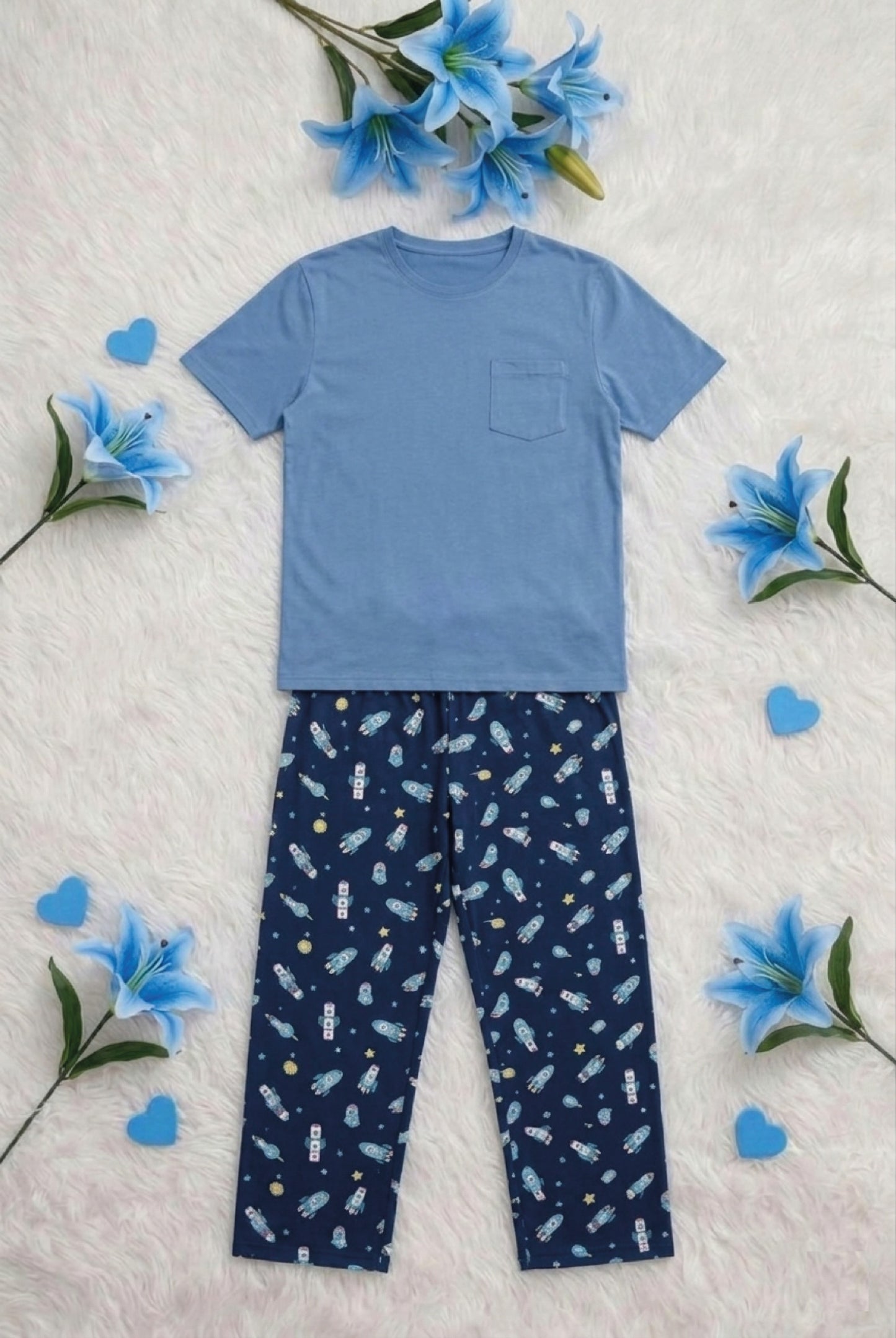 Set de pijama: pantalón y camisa