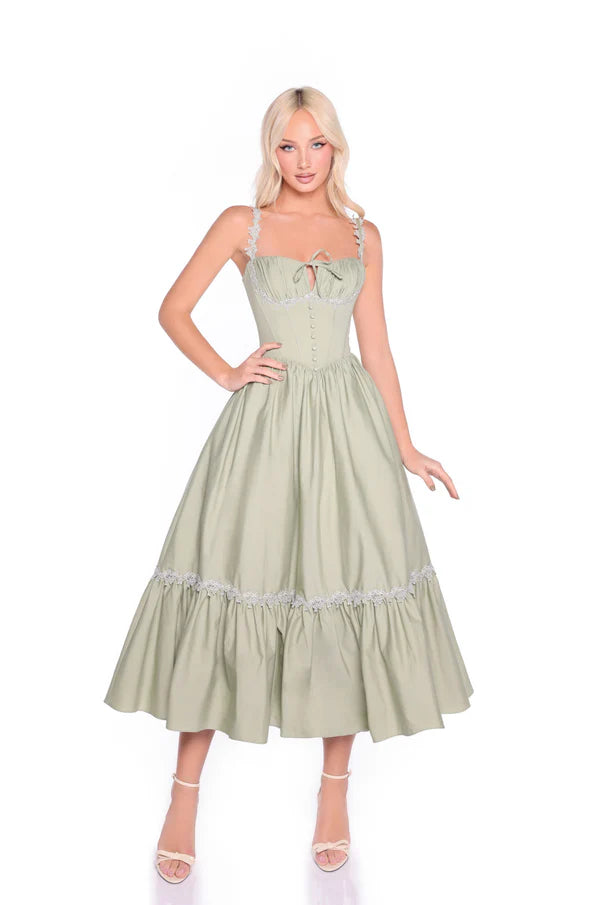 Viviana — Vestido midi corset