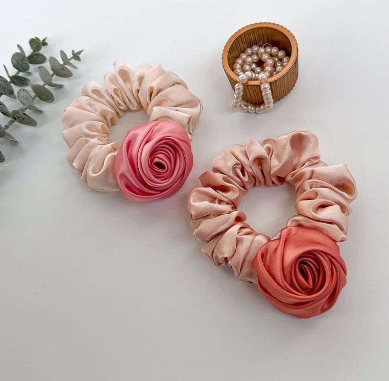 Scrunchie rosa