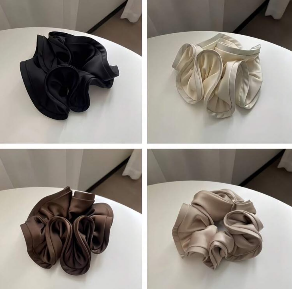 Scrunchie ondas elegantes