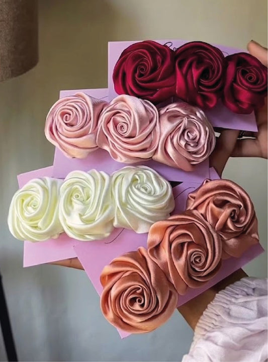 Broche corona de rosas