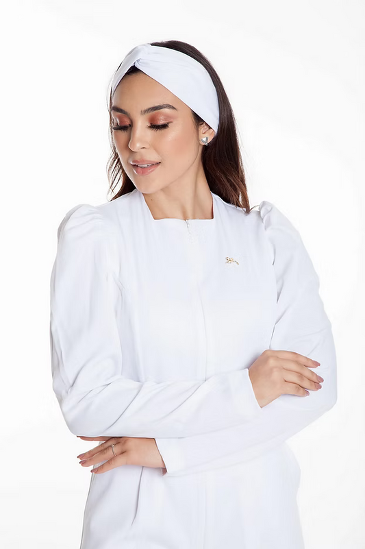 Cressida — Uniforme enterizo con lazo