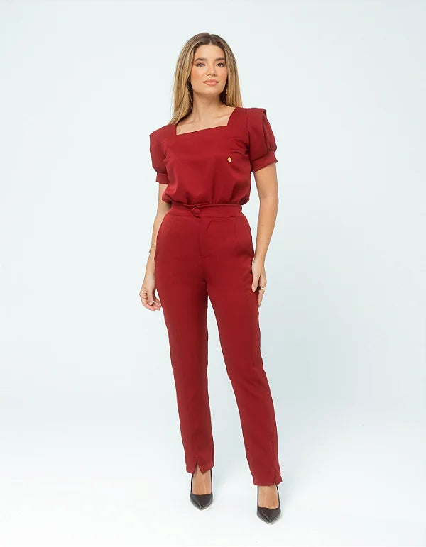 Adriana — Uniforme con pantalón encauchado
