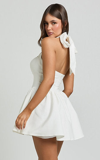 Alicia — Vestido con lazo