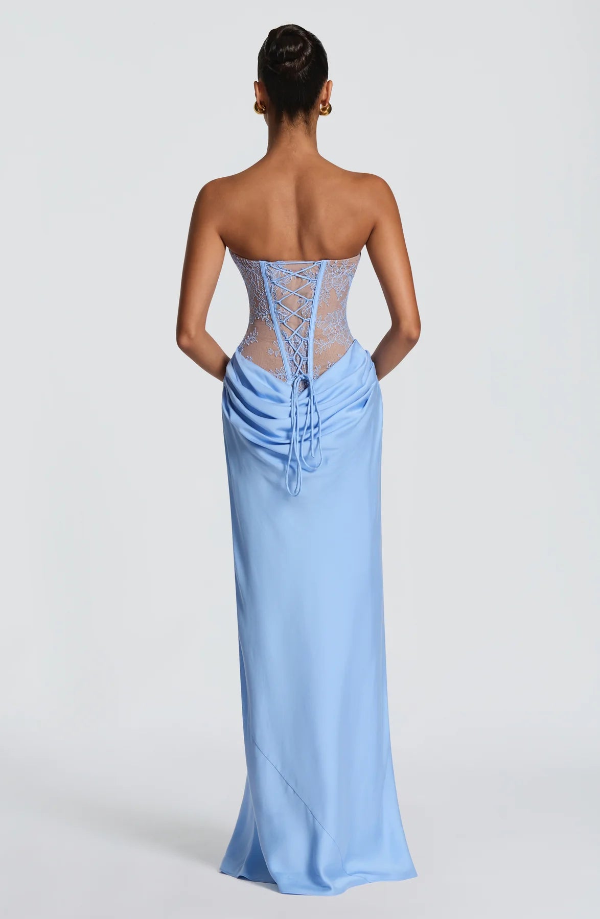 Amaia — Vestido maxi corset
