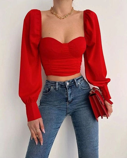 Amber — Blusa encauchada