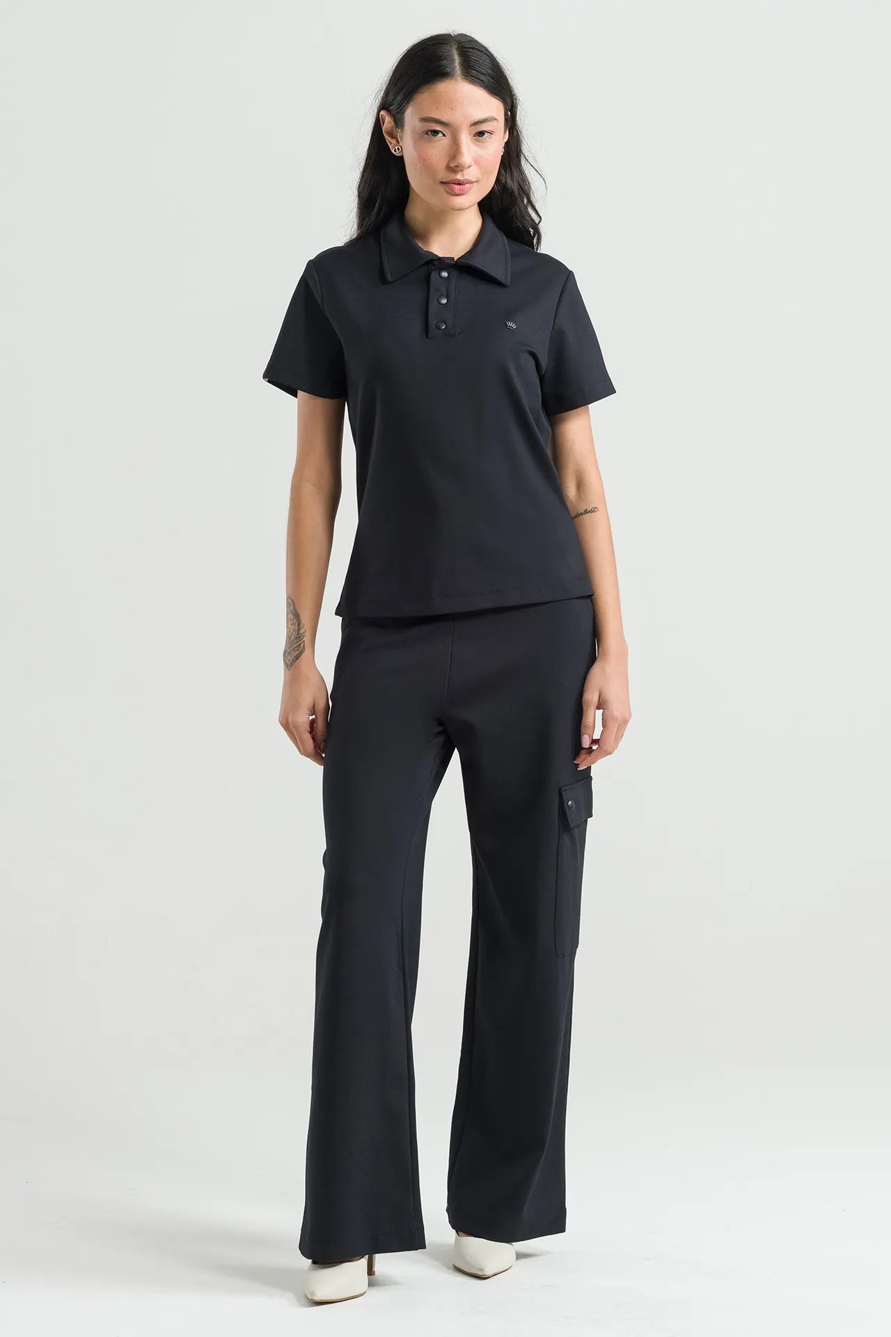 Anais — Uniforme con pantalón encauchado