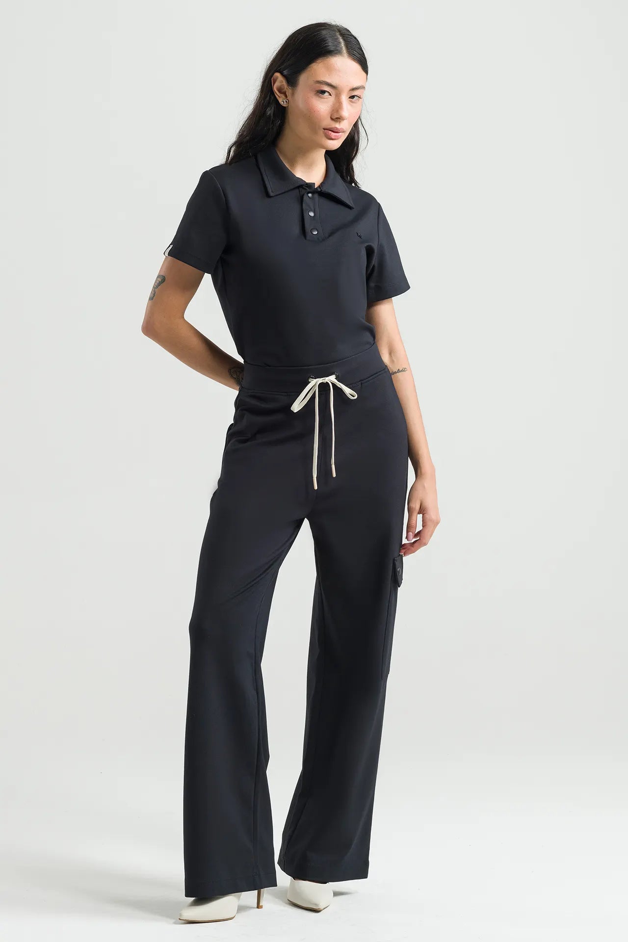 Anais — Uniforme con pantalón encauchado