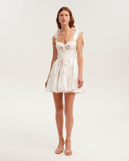 Anatole — Vestido mini corset con lazos
