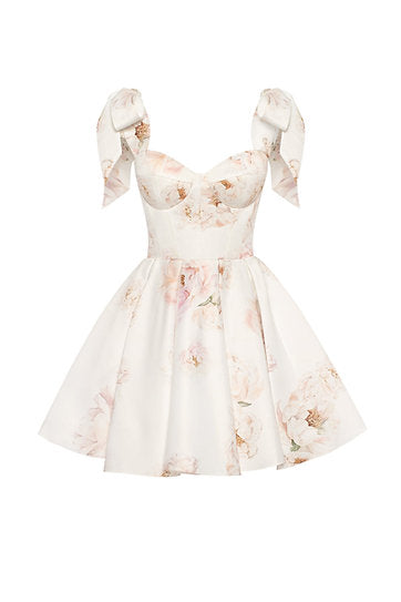 Anatole — Vestido mini corset con lazos