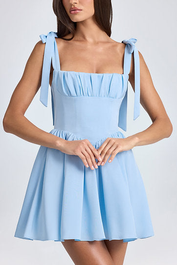 Ashley — Vestido mini corset con lazos