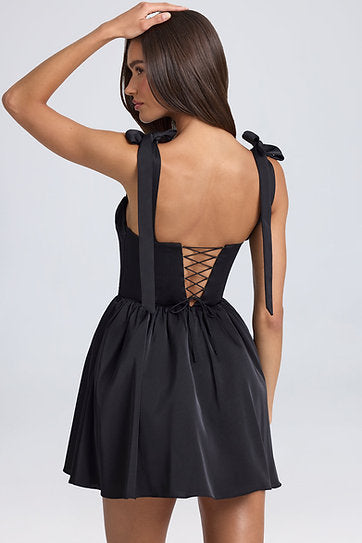 Ashley — Vestido mini corset con lazos