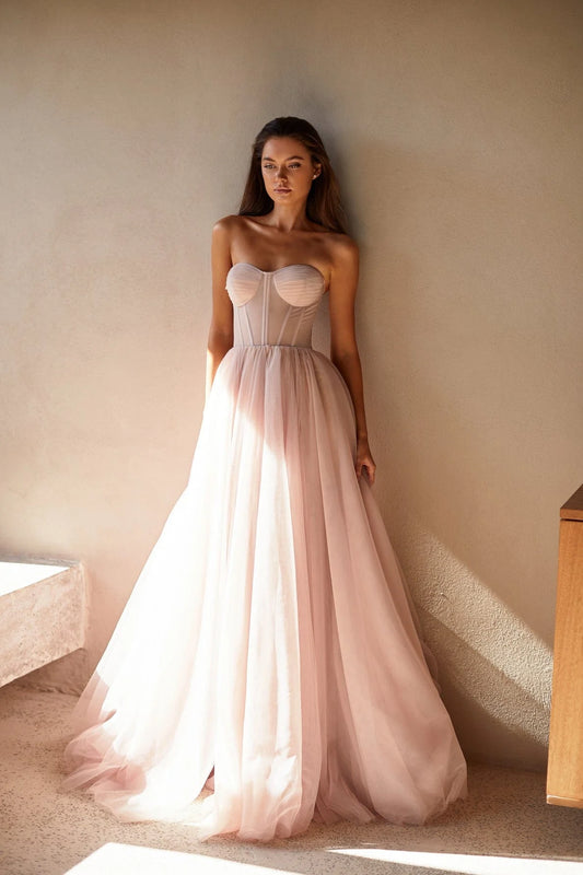 Beatrice  — Vestido maxi corset