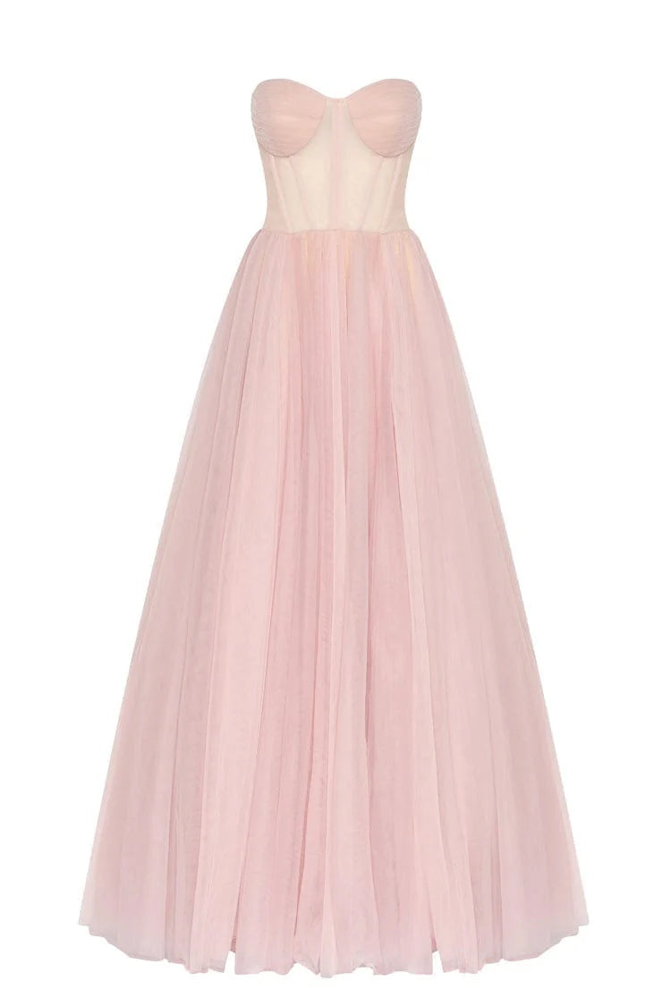 Beatrice  — Vestido maxi corset