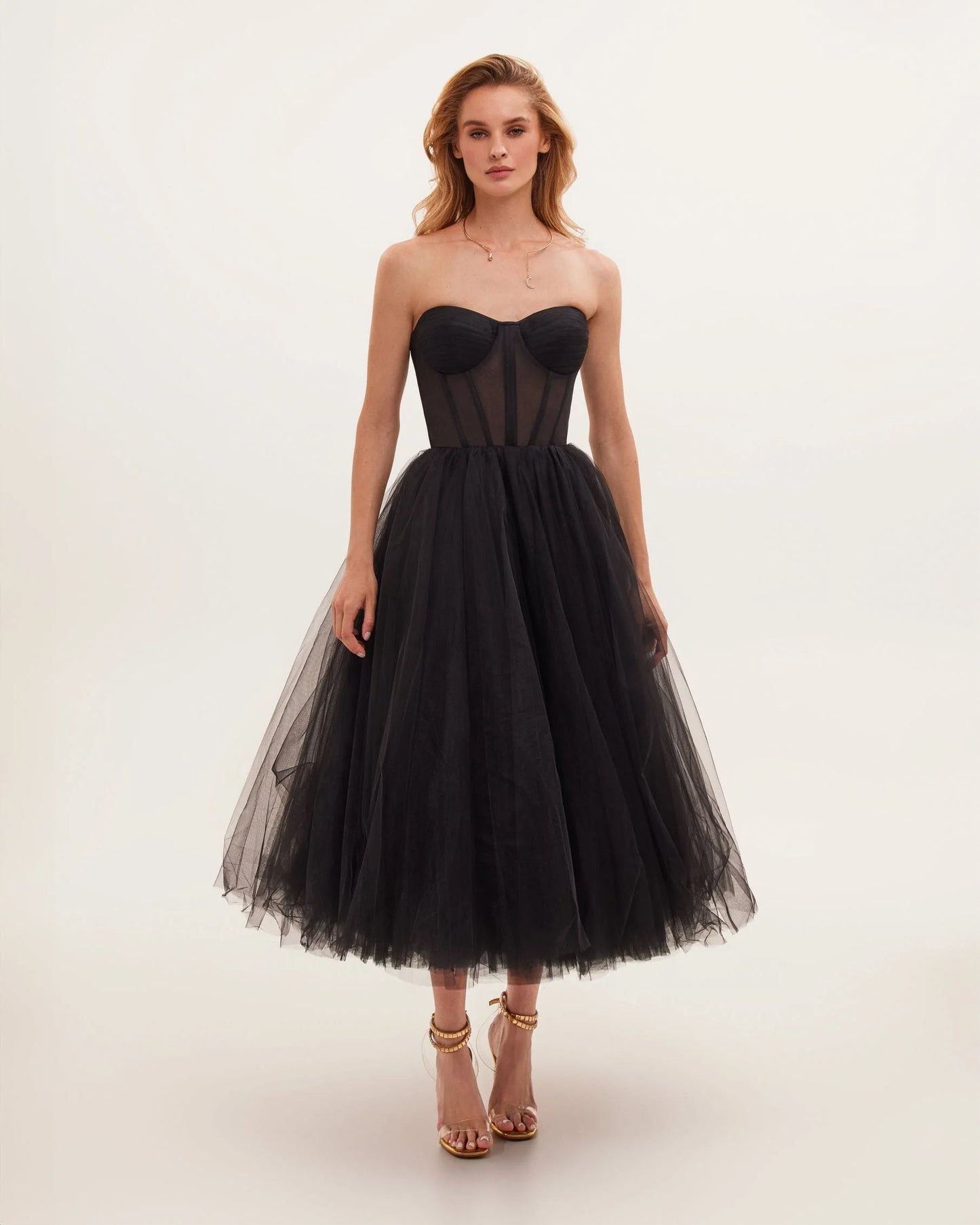 Beatrice  — Vestido midi corset