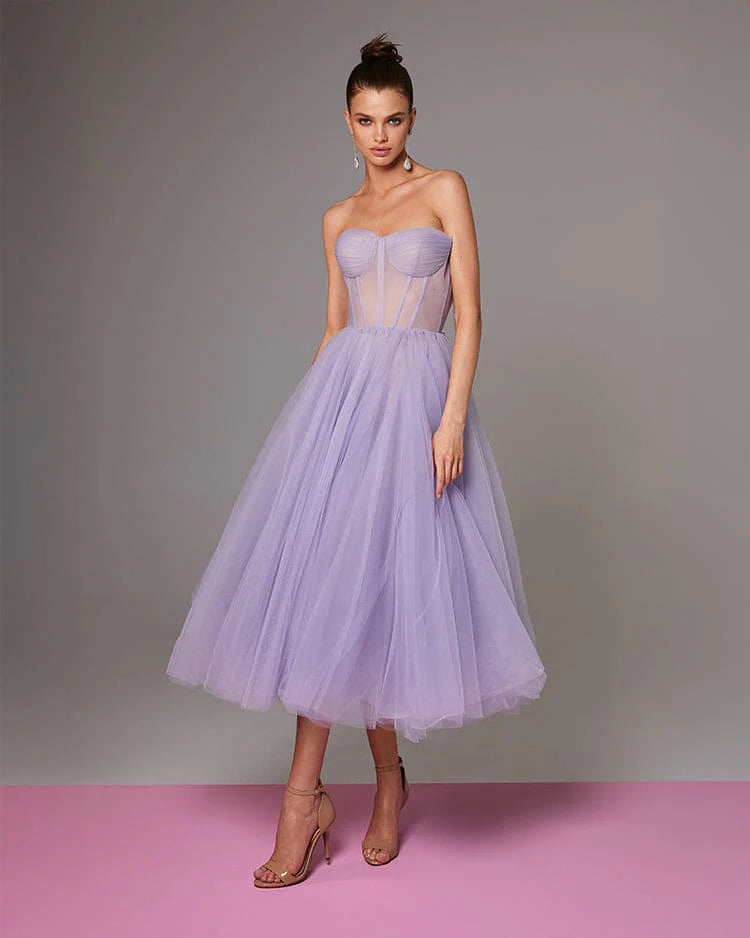 Beatrice  — Vestido midi corset