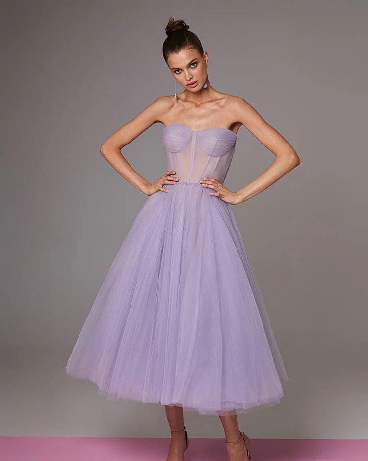 Beatrice  — Vestido midi corset