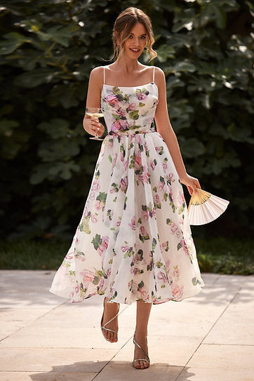 Bellarose — Vestido midi corset