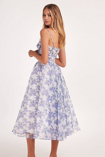Bellarose — Vestido midi corset