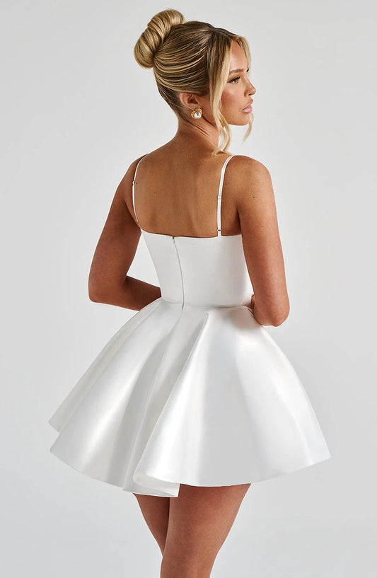 Cailín — Vestido mini con volantes