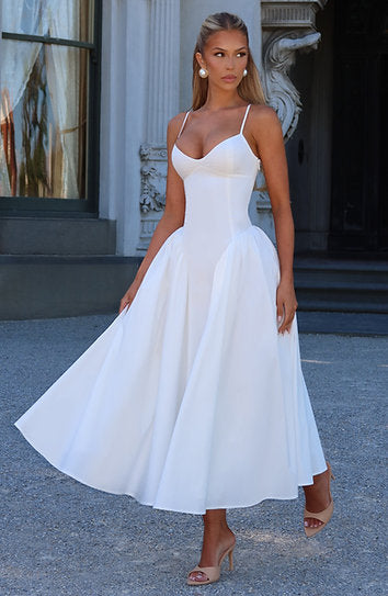 Caroline — Vestido midi corset