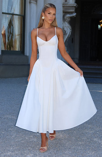 Caroline — Vestido midi corset