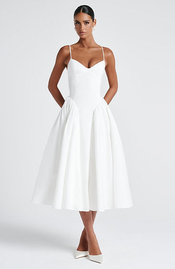 Caroline — Vestido midi corset