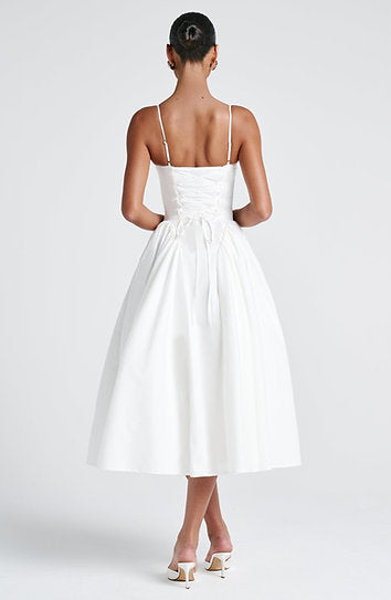 Caroline — Vestido midi corset