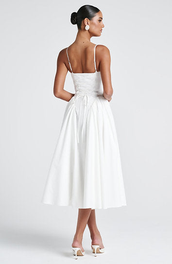 Caroline — Vestido midi corset