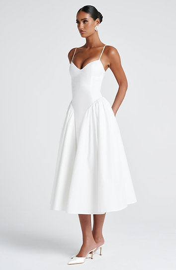 Caroline — Vestido midi corset