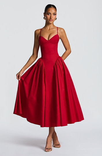 Caroline — Vestido midi corset