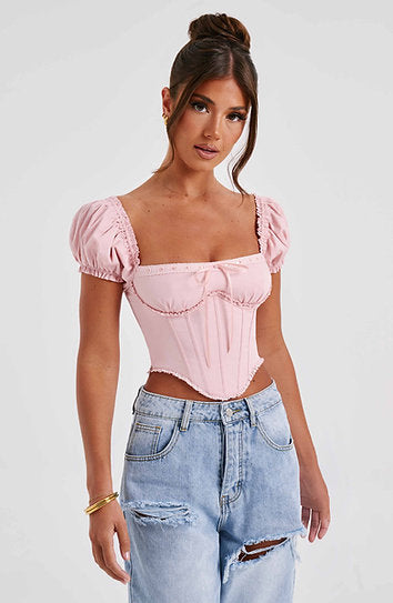 Charlotte — Blusa corset