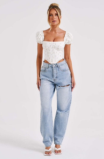 Charlotte — Blusa corset