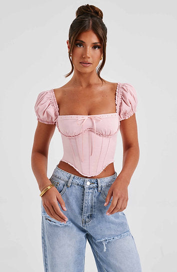 Charlotte — Blusa corset