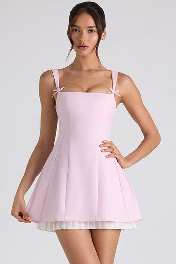 Clarisse — Vestido mini con lazos